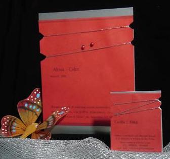 Invitación - Parte de Matrimonio Punto Celeste