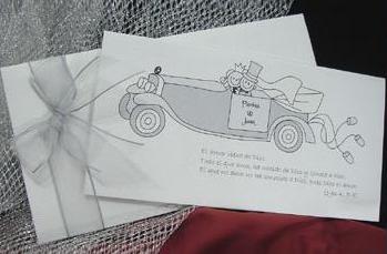 Invitación - Parte de Matrimonio Punto Celeste