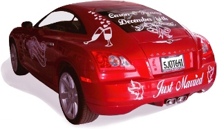 Just Married Car Just Married Car