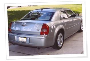 Just Married Car Just Married Car