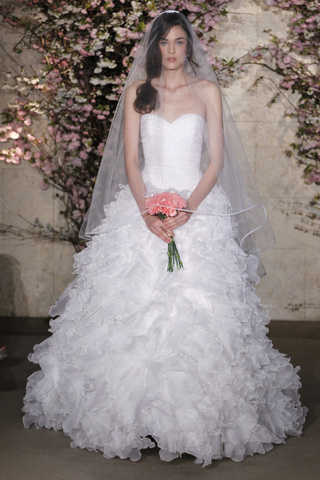 vestido de novia oscar de la renta