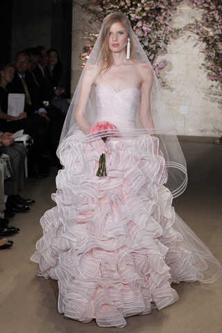 vestido de novia oscar de la renta