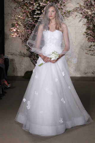 vestido de novia oscar de la renta